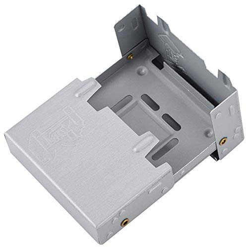 Estufa plegable, placa de zinc engrosada con alcohol sólido plegable para camping