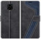 MOBESV Funda para Xiaomi Redmi Note 9 Pro, Funda Libro Magnético Carcasa para Xiaomi Redmi Note 9 Pro Funda con Tapa, Negro