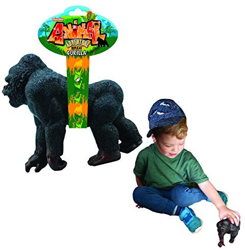 Deluxebase Animal Adventure Replica - Gorilla Gorilla-Spielzeug Replika Figur. Großformatige Tierfiguren, die ideale Dschungel-Tier-Spielzeuge für Kinder sind