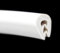 SMI-Kantenschutz KS-TPE1-2W für 1,0-2,5mm TPE Weiß selbstklemmend ohne Kleber ROSTFREI ohne Metalleinlage- Kantenschutzprofil, Kederprofil, Kantenprofil für Autotüren, Bleche (1 m)