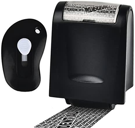OctBird Identity Protection Roller Stamps, Identity Theft Protection Stamp for Secure Confidential ID Blackout Security, Anti Theft and Privacy Safety