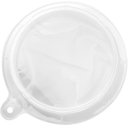 KICHOUSE Filter Filter Mesh Net Skimmer Food Filter Strainer Soy Milk Filter Mesh Separator Filter Food Filter Mesh Wine Filtering Kit Funnel Food Filter Screen White Sieve Filter Disc