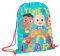 CoComelon Turnbeutel mit Kordelzug, für Jungen und Mädchen, JJ PE Kit, Turnbeutel, Trainer, Schwimmtasche, Kindergarten Rucksack, blau / rot, Einheitsgröße