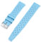 StrapHabit FKM Gummi-Uhrenarmband mit Schnellentriegelung, tropischer Stil, 18 mm, 19 mm, 20 mm, 21 mm, 22 mm, Hellblau, 20 mm