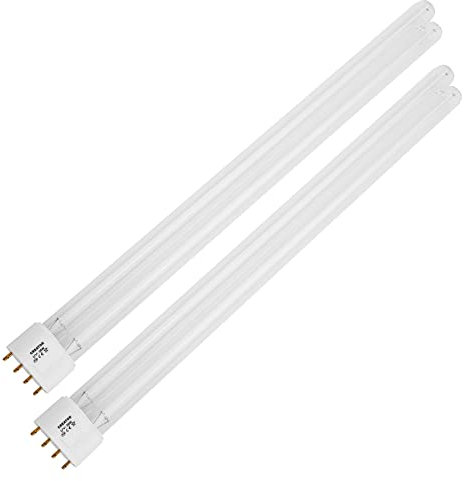 Forever Speed UVC Ersatzlampe Ersatzröhre UV Leuchtmittel Röhre für UVC Gerät 2G11 36 Watt 2 Stück