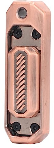 banapoy Metall Zappelphilipp, tragbar Magnetische Erbsenschote Push Slider Spielzeug Sensorisches Spielzeug für Erwachsene, Stressabbau Dekompression, ADHD EDC Angst Autismus Entlastung (Bronze)