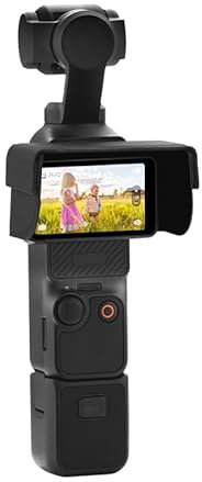 Screen Shade Sun Hood For DJI OSMO POCKET 3 Sunshield Screen Hood Display Cover Anti-Scratch Dustproof Screen Monitor Protective Cover Lens Hood Camera Accessories