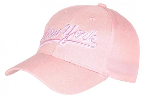 Hip Hop Honour Berretto NY Rosa Denim Retro Classe Cotone Bronxa Baseball - Taglia: Taglia Unica - Colore: Rosa - Uomo, Rosa, taglia unica