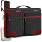 HSEOK Housse pour Ordinateur Portable 15 15,6 16, Mallette de Protection pour Les Déplacements Domicile-Travail et Les Voyages d'affaires，Rouge