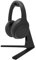 Kanto H3 Universal Desktop Headphone and Headset Stand with Silicone Padding & Adapter Holder | 9.9 kg Weight Capacity | Curved Silicone Cradle | Black