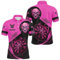 Individuelle Dartshirts für Herren & Damen, personalisierte Totenkopf-Dartteam-Trikots Dartboard-Shirts | Pink T2109