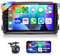 8 Core 6G+128G Radio Coche Android 13 para Mercedes Benz Smart Fortwo 2005-2010, 9 1280 * 720P HD Pantalla Táctil IPS Autoradio con DSP Carplay Android Auto GPS Wi-Fi Bluetooth FM RDS Cámara
