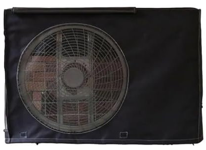 XXHNBF Klimaanlage Waschabdeckung Außenklimaanlage Netzabdeckung for Klimaanlagen, UV-Schutz, AC-Abdeckung for Außengeräte, universelle AC-Geräteabdeckung(Transparent)