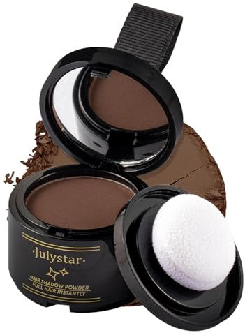 Polvo para la línea del cabello, resistente al sudor, retoque en la raíz, color de raíz para retocar, cubierta de pelo gris, polvo impermeable para mujer, 4 G Quick Cover