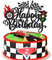 Cars Tortendeko, Happy Birthday Rennwagen Cake Topper, Rennwagen Cake Topper, Cake Topper Geburtstag, Car Cake Toppe, Rennwagen Kuchen Deko, für Racing Car Checkered Flag Motto, Geburtstag Party