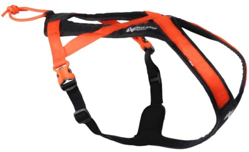 Hundegeschirr Rush Harness, Orange/Schwarz (8)