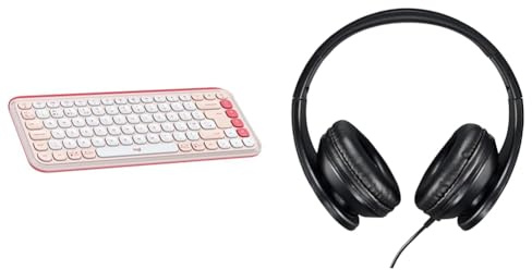 Logitech POP ICON KEYS & Acer Headset AHW115 - (integrated mic,
