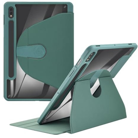 Funda acrílica Verde para Samsung Galaxy Tab S9, S9 FE, S6 Lite, Tab A9, A8, S9 Plus FE, S7, S8, S7, S8 Plus, S7 FE (12,4 Pulgadas), S7, S8 (11 Pulgadas), Huawei MatePad Air 11.5 (2023).