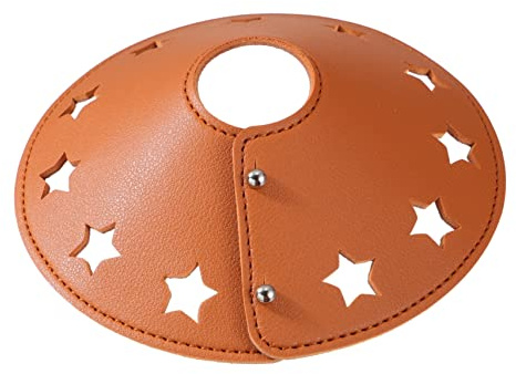 SEWACC Leder Lampenschirm Schutzbezug Langlebig Kronleuchter Lampenabdeckung Diffuses Licht Für Wand Und Stehlampen Wohnraum