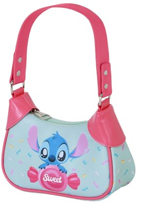 Disney Lilo and Stitch Candy-Fancy Casual Bag, Blue, 21.5 x 14.5 cm