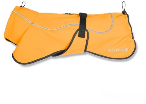 Wolters Hundejacke Cape Drizzle | Ganzjahresjacke für Hunde in der Farbe Orange | Größe 70 (Rückenlänge 67-69 cm)