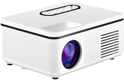 Warmhm Projecteur LED Portable pour Cinéma Maison Projecteur Vidéo de Poche avec Multiples Interfaces et Image Améliorée pour Garçon Fille et Usage Intérieur Extérieur