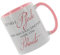 Crealuxe Kaffeetasse Pferdetasse 'So viele Pferde und ausgerechnet ich habe das Schönste' bedruckt, Spruchtasse, hochwertige Keramiktasse (Rosa)