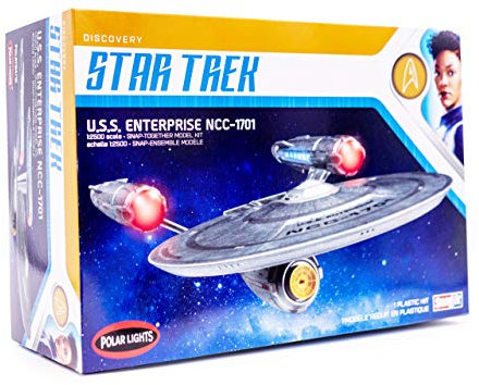 Polar Light - PLLS0971 - Star Trek Discovery Model Kit Befestigungssatz U.S.S Enterprise NCC 1701 Snap Kit - Multicolor - Lights Befestigungssatz Modell im Bausatz - Multicolor - 19cm Maßstab 1/2500
