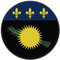 FanShirts4u Button/Badge/Pin - I Love GUADELOUPE Fahne Flagge (GUADELOUPE/Flagge)