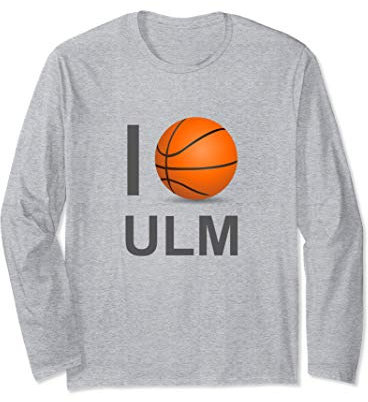 I Love Ulm Basketball TShirt für Ulmer an der Donau Langarmshirt