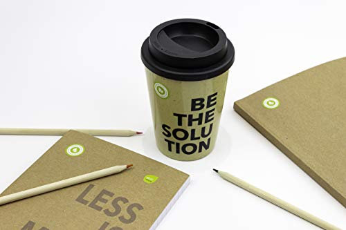 eco nature - Eco Friendly, Portable and Reusable Coffee Cup | Environmentally Friendly Slogan Cup | Perfect for Use On The Go | Great As a Gift