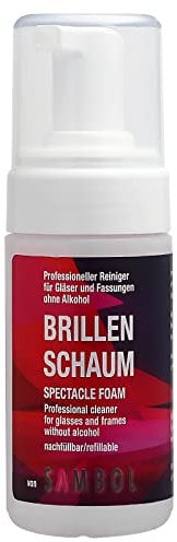 Brillenreiniger Reinigungsschaum Alkoholfrei Farblos Duftneutral Antistatikum 100 ml)
