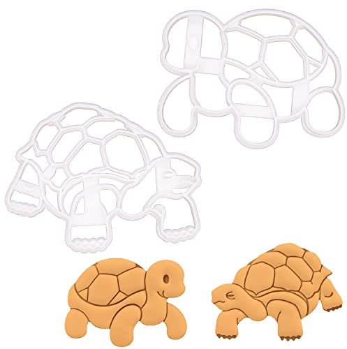 Set de 2 emporte-pièces Tortue, 2 pièces