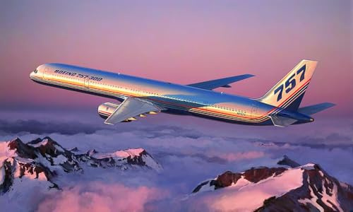 Zvezda -7041-Boeing 757-300 Civil Airliner, 1/144 Scale, Model Kit, ZS7041
