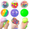 Stressbälle für Kinder und Erwachsene, CJBIN 6 Stück Anti Stress Bälle mit Wasse Perlen, Antistressball Squeeze, Stressball Fidget Toy für Kinder Erwachsene ADHS, Angst, OCD Angst Abbauen
