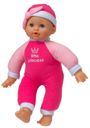 Dolls World from Peterkin | Isabella Doll & Car Set | 30cm (12) soft bodied doll with sleeping eyes, complete with rocking baby car seat with adjustable carry handle | Dolls & Accessories | Ages 18m+