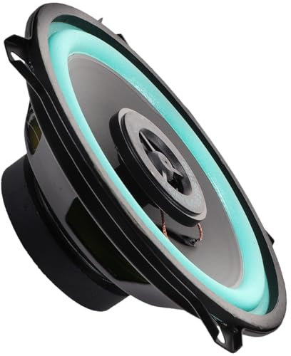 ULTECHNOVO Lautsprecher Auto: 1 Stück 100w Vielseitiger Auto-Lautsprecher Kompakter Full-Range-Sound Design Feuchtigkeitsbeständig Für Langlebige Leistung (5 Zoll)
