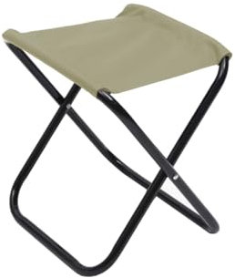 BIANCHERIAWEB Sgabello Camping Mini Sedia Spiaggia Pieghevole Seduta Resistente Palmarito Palmarito Natural