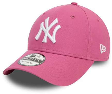 New Era New York Yankees MLB Berretto da Baseball Cappellino 9Forty Regolabile NY Rosa