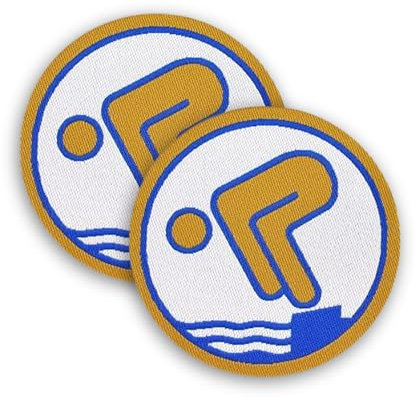 2er Sets zum Aufbügeln (Gold)