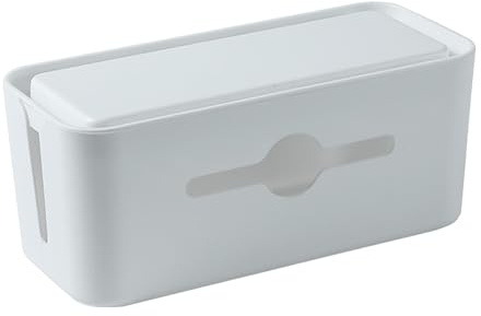 Birtern Kabel-Box, Verdecker, Organizer, Kabelbox für TV-Kabel – Bodenauslass-Verdecker, Computer-USB-Hub-Systemabdeckung für Bürotisch