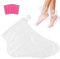 Pedsox, Lot de 100 Chaussettes Jetables en Plastique pour Pédicure et Paraffine, Transparent, 31x16 cm, Taille Unique, Unisexe