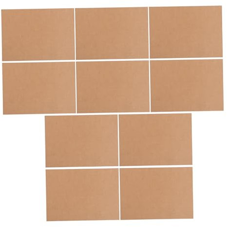 NUOBESTY 10Stücke Buchbindepapier aus Kraftpapier Dicker Karton im Vintage Stil für Buchbinden Scrapbooking und Albumgestaltung Vielseitig und Benutzerfreundlich