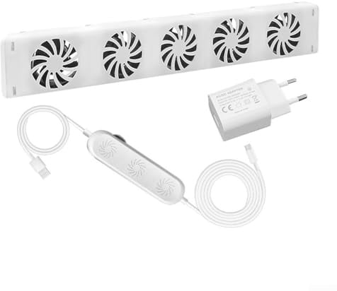 Heizkörper Ventilator Mit Einstellbarer Luftstromrate, Energiesparender Heizungsbooster Zur Verbesserung Der Wärmeverteilung, Leise Ventilatorfunktion Für Gleichmäßige Raumtemperatur(MXRV-25-E201)
