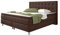 Inter Handels Boxspringbett Köln 180x200 Webstoff Braun