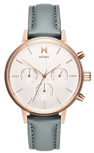 MVMT Nova Dorado Damen Uhr Armbanduhr Leder FC01-RGGR