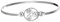 Silverly Frauen 925 Sterling Silber Runden Keltisch Spiralförmig Triskele Armreif Armband