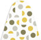 Encasa XO Ironing Board Covers and pad 125x46 cm- Thick 3mm Felt Padding, Drawstring Tightening & Lock, Heat Reflective, Scorch & Stain Resistant, for Wide Ironing Board - Yellow Moon