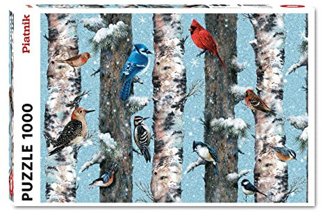 Piatnik 5514 Puzzle Wintervögel 1000 Teile
