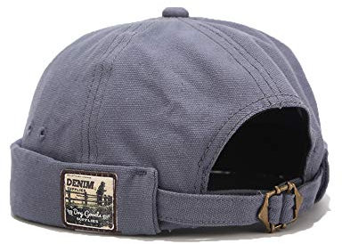 YAMEE Docker-Cap Docker Mütze Seemannsmütze Hafenmütze Herrenmütze Bikercap Hat Wandermütze Dockercap Kopfbedeckung Seemannskappe(Kopfumfang Größenverstellbar